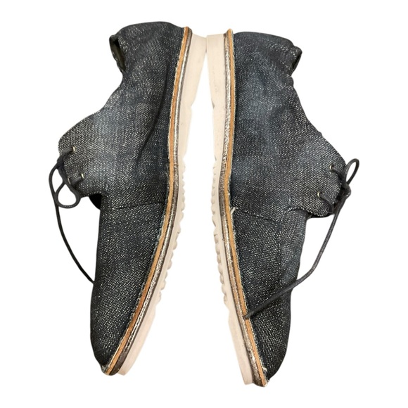 Stuart Weitzman Denim Oxfords Shoes Women's Size: 6.5 - Picture 6 of 16